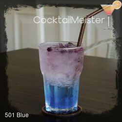 501 Blue cocktail